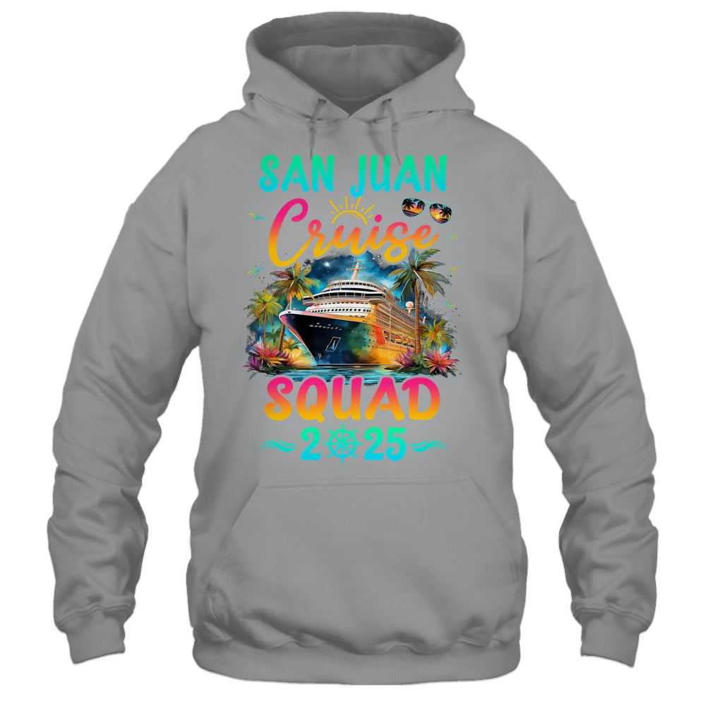 Family San Juan Cruise Squad 2025 Summer Vacation Matching Shirt & Tank Top | siriusteestore