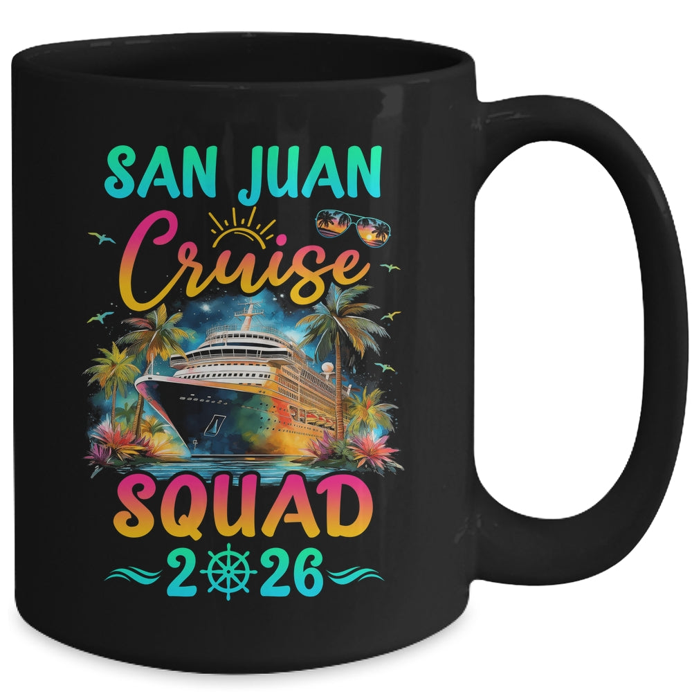 Family San Juan Cruise Squad 2026 Summer Vacation Matching Mug | siriusteestore