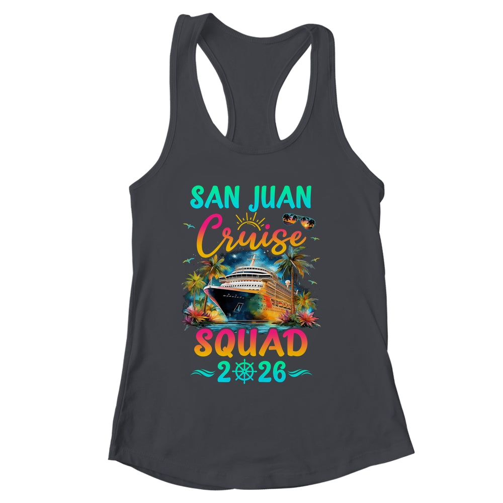 Family San Juan Cruise Squad 2026 Summer Vacation Matching Shirt & Tank Top | siriusteestore