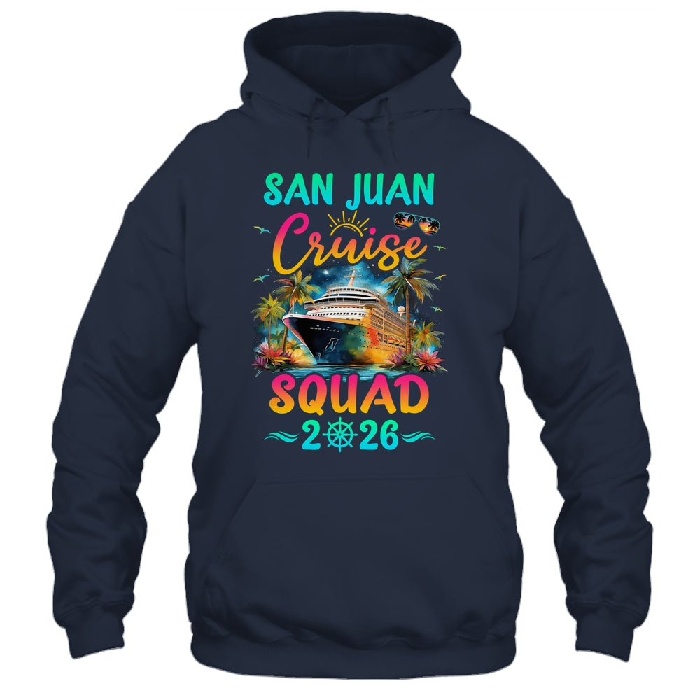 Family San Juan Cruise Squad 2026 Summer Vacation Matching Shirt & Tank Top | siriusteestore