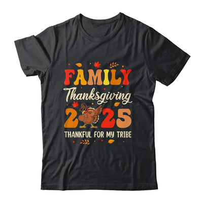 Family Thanksgiving 2025 Crew Dabbing Turkey Group Matching Shirt & Hoodie | siriusteestore