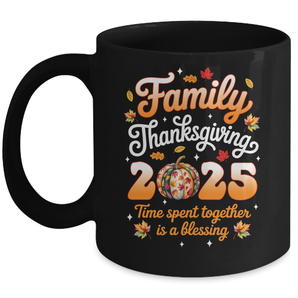 Family Thanksgiving 2025 Thanksgiving Crew Matching Group Mug | siriusteestore