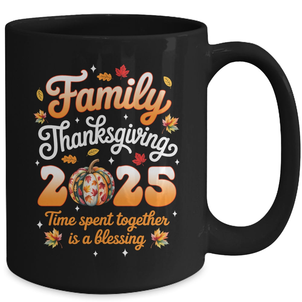 Family Thanksgiving 2025 Thanksgiving Crew Matching Group Mug | siriusteestore