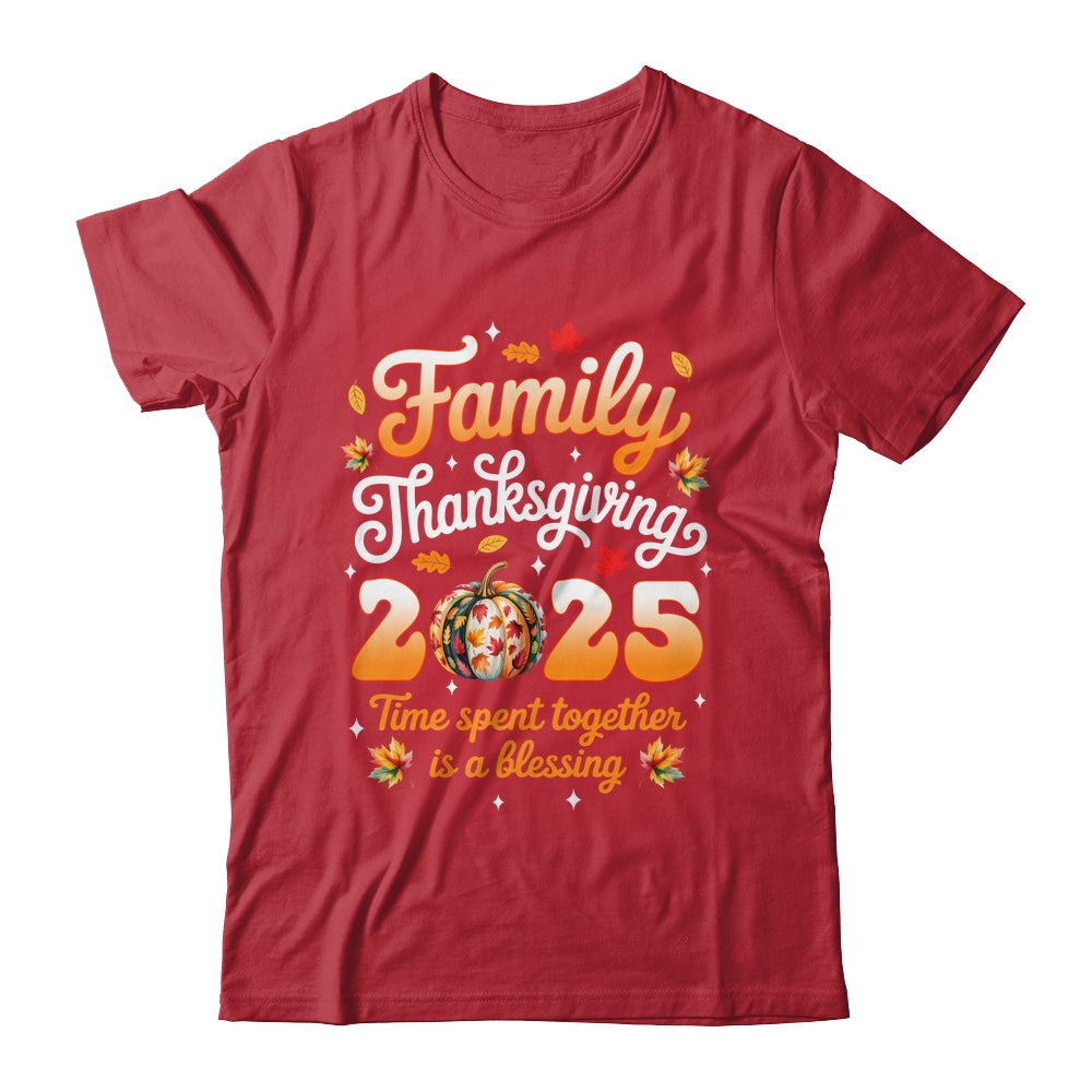 Family Thanksgiving 2025 Thanksgiving Crew Matching Group Shirt & Hoodie | siriusteestore