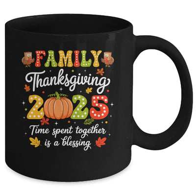 Family Thanksgiving 2025 Thanksgiving Crew Turkey Matching Mug | siriusteestore