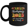 Family Thanksgiving 2025 Thanksgiving Crew Turkey Matching Mug | siriusteestore