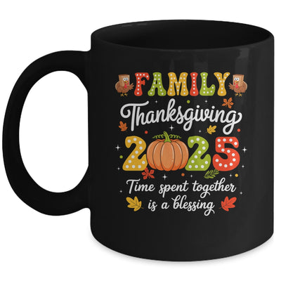 Family Thanksgiving 2025 Thanksgiving Crew Turkey Matching Mug | siriusteestore