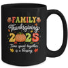 Family Thanksgiving 2025 Thanksgiving Crew Turkey Matching Mug | siriusteestore