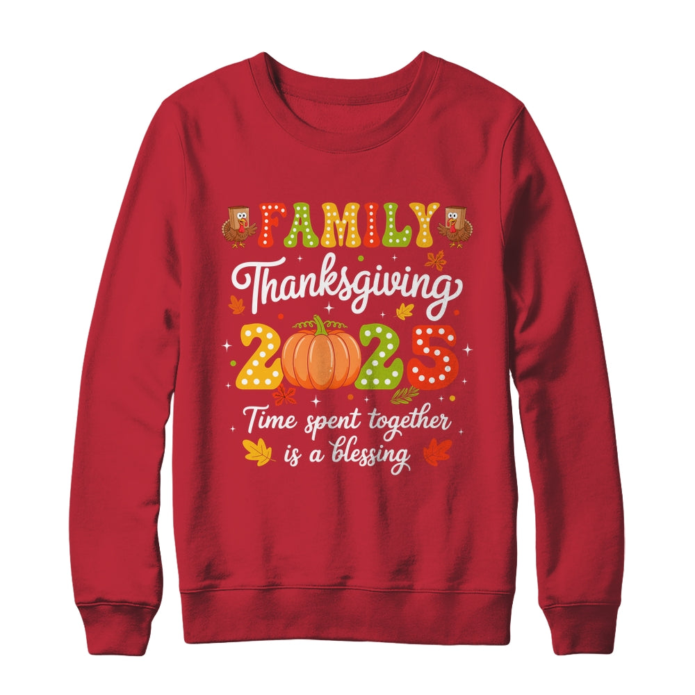 Family Thanksgiving 2025 Thanksgiving Crew Turkey Matching Shirt & Sweatshirt | siriusteestore