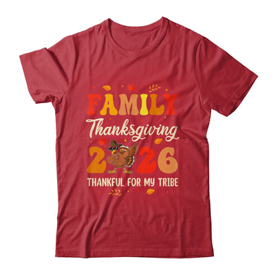 Family Thanksgiving 2026 Crew Dabbing Turkey Group Matching Shirt & Sweatshirt | siriusteestore