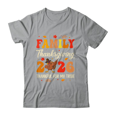 Family Thanksgiving 2026 Crew Dabbing Turkey Group Matching Shirt & Sweatshirt | siriusteestore