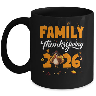 Family Thanksgiving 2026 Fall Autumn Turkey Matching Family Mug | siriusteestore