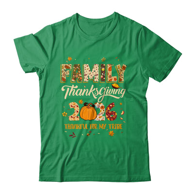 Family Thanksgiving 2026 Thankful For My Tribe Group Autumn Shirt & Sweatshirt | siriusteestore