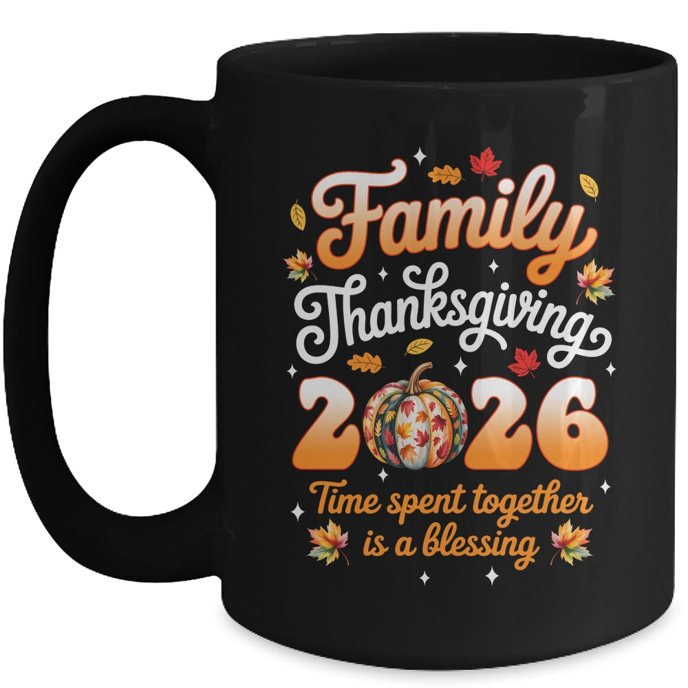 Family Thanksgiving 2026 Thanksgiving Crew Matching Group Mug | siriusteestore