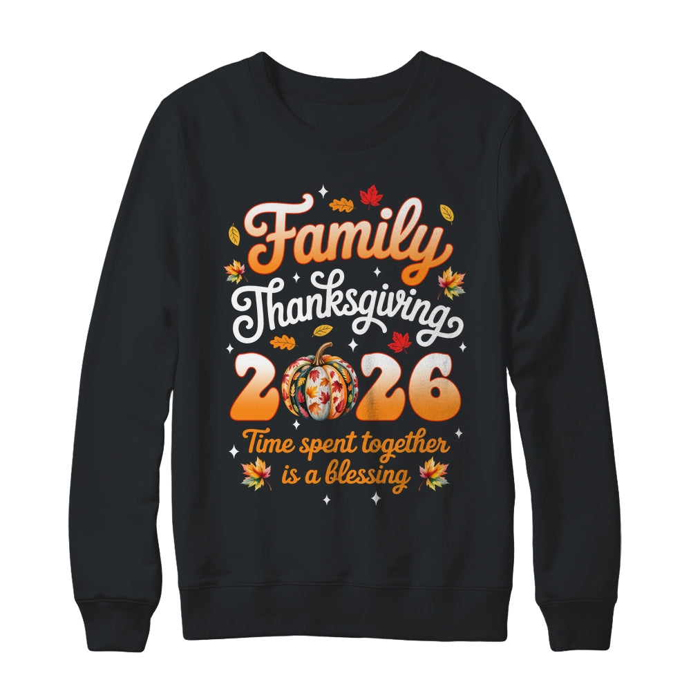 Family Thanksgiving 2026 Thanksgiving Crew Matching Group Shirt & Sweatshirt | siriusteestore