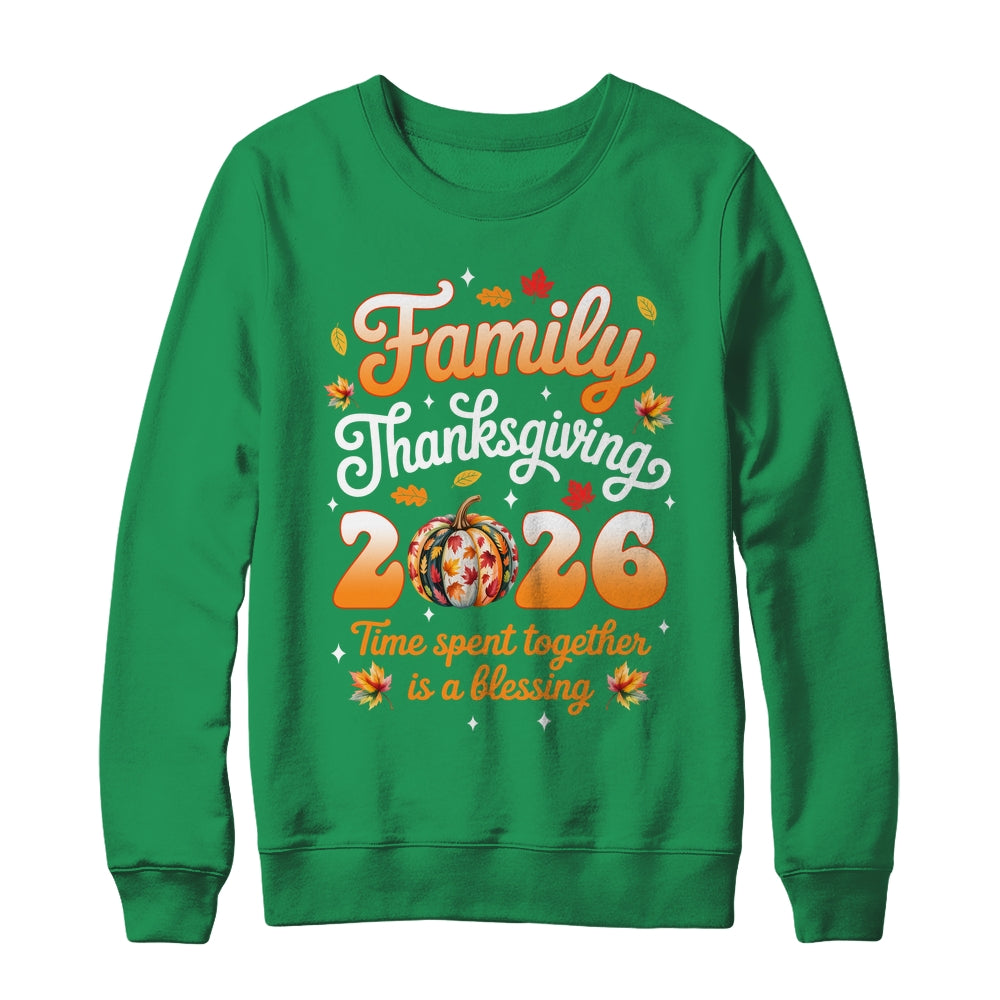 Family Thanksgiving 2026 Thanksgiving Crew Matching Group Shirt & Sweatshirt | siriusteestore