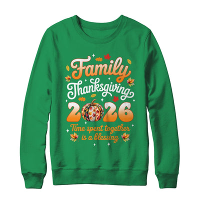 Family Thanksgiving 2026 Thanksgiving Crew Matching Group Shirt & Sweatshirt | siriusteestore