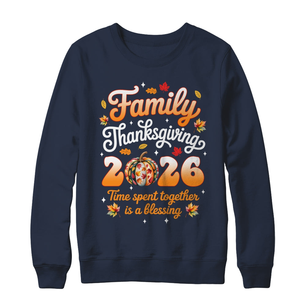 Family Thanksgiving 2026 Thanksgiving Crew Matching Group Shirt & Sweatshirt | siriusteestore
