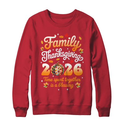 Family Thanksgiving 2026 Thanksgiving Crew Matching Group Shirt & Sweatshirt | siriusteestore