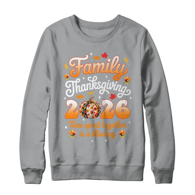 Family Thanksgiving 2026 Thanksgiving Crew Matching Group Shirt & Sweatshirt | siriusteestore