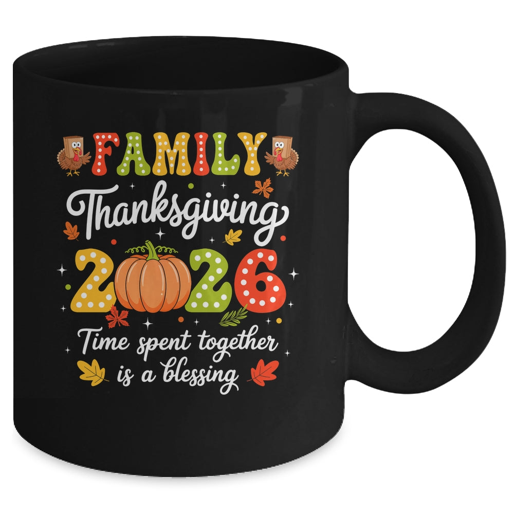 Family Thanksgiving 2026 Thanksgiving Crew Turkey Matching Mug | siriusteestore