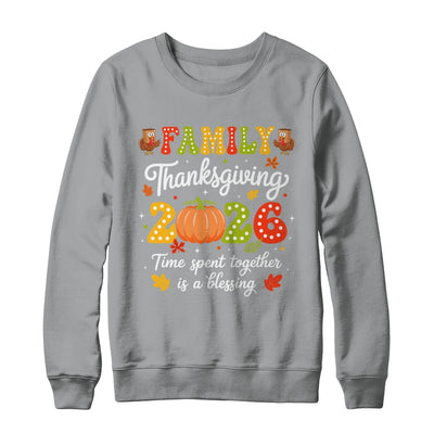 Family Thanksgiving 2026 Thanksgiving Crew Turkey Matching Shirt & Sweatshirt | siriusteestore