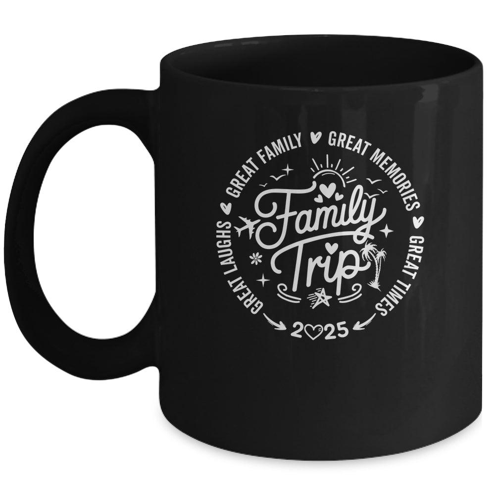 Family Trip Vacation 2025 Matching Group Summer Vacay Mug | siriusteestore