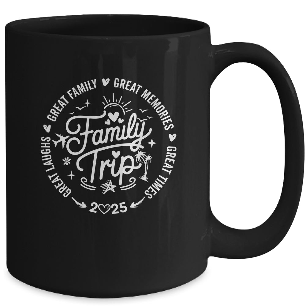 Family Trip Vacation 2025 Matching Group Summer Vacay Mug | siriusteestore