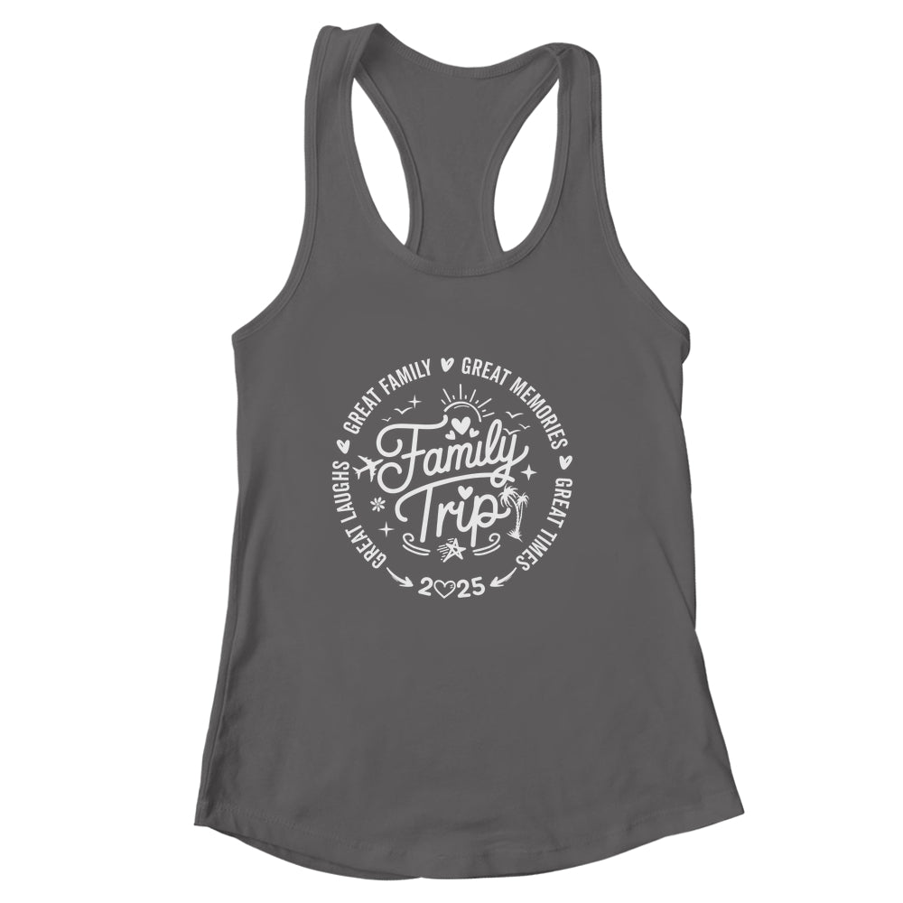 Family Trip Vacation 2025 Matching Group Summer Vacay Shirt & Tank Top | siriusteestore