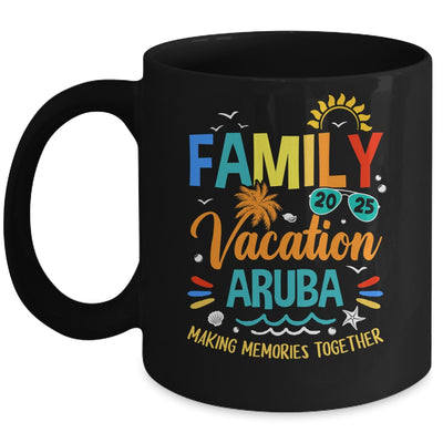 Family Vacation 2025 Aruba Making Memories Together Mug | siriusteestore
