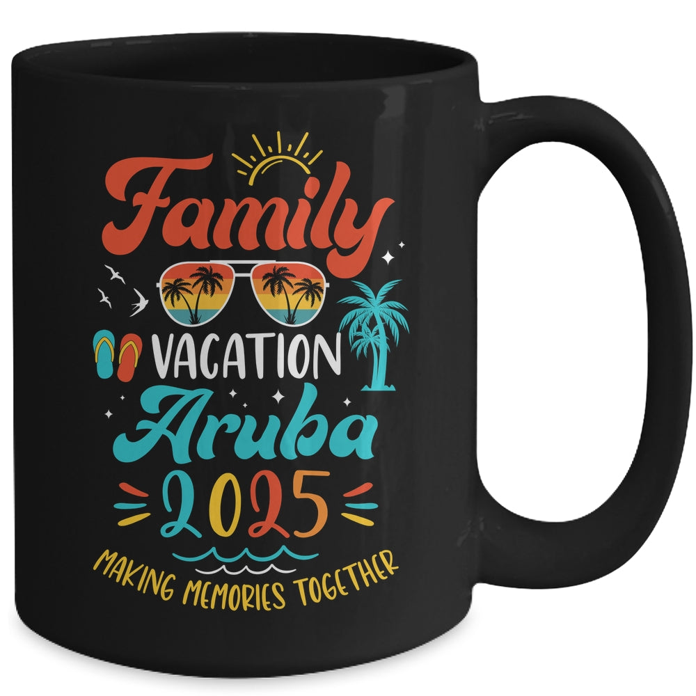 Family Vacation 2025 Aruba Matching Summer Vacation Mug | siriusteestore