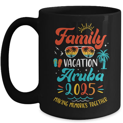 Family Vacation 2025 Aruba Matching Summer Vacation Mug | siriusteestore