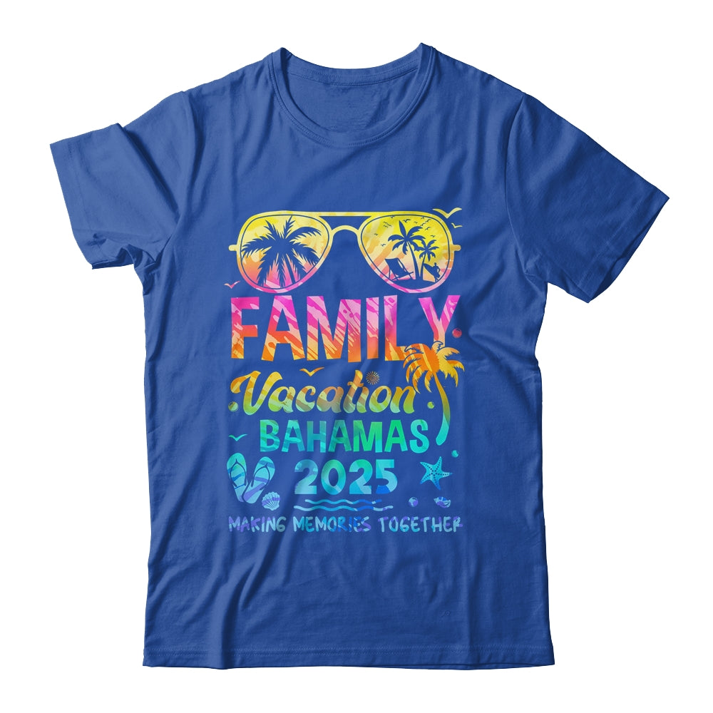 Family Vacation 2025 Bahamas Matching Memories Together Shirt & Tank Top | siriusteestore