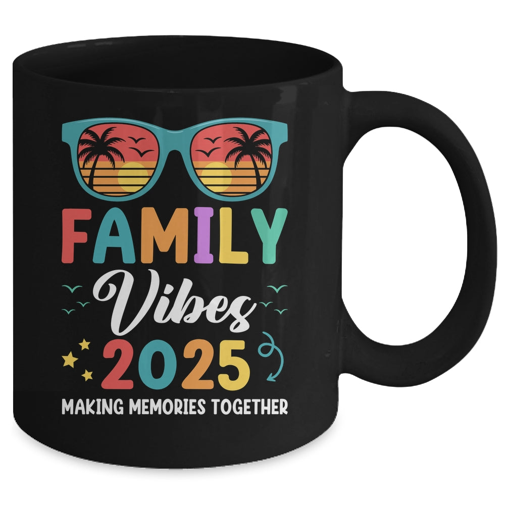 Family Vacation 2025 Beach Matching Summer Family Vibes Mug | siriusteestore