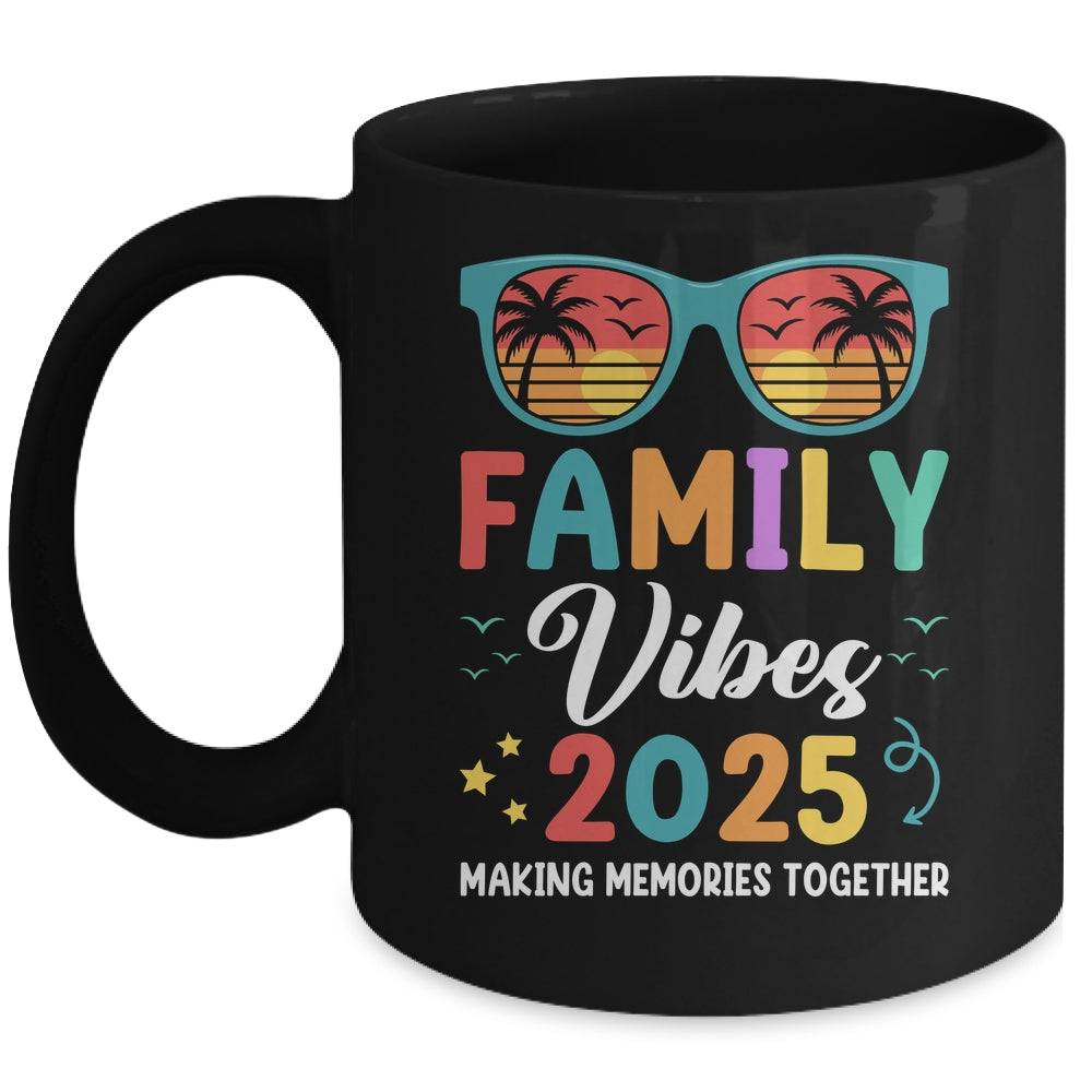 Family Vacation 2025 Beach Matching Summer Family Vibes Mug | siriusteestore