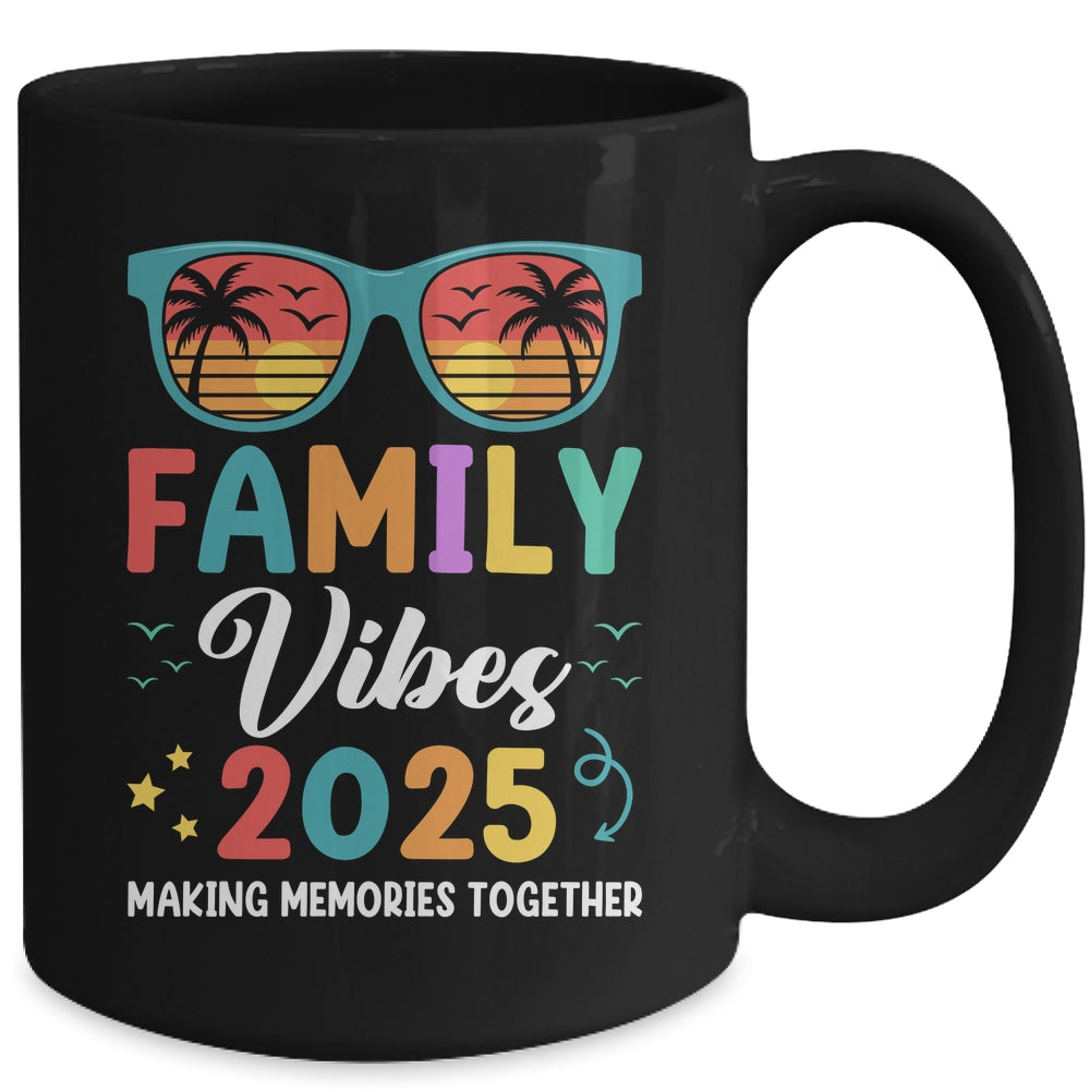 Family Vacation 2025 Beach Matching Summer Family Vibes Mug | siriusteestore
