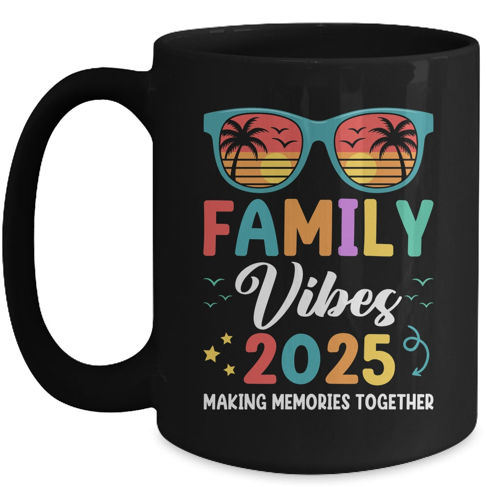 Family Vacation 2025 Beach Matching Summer Family Vibes Mug | siriusteestore