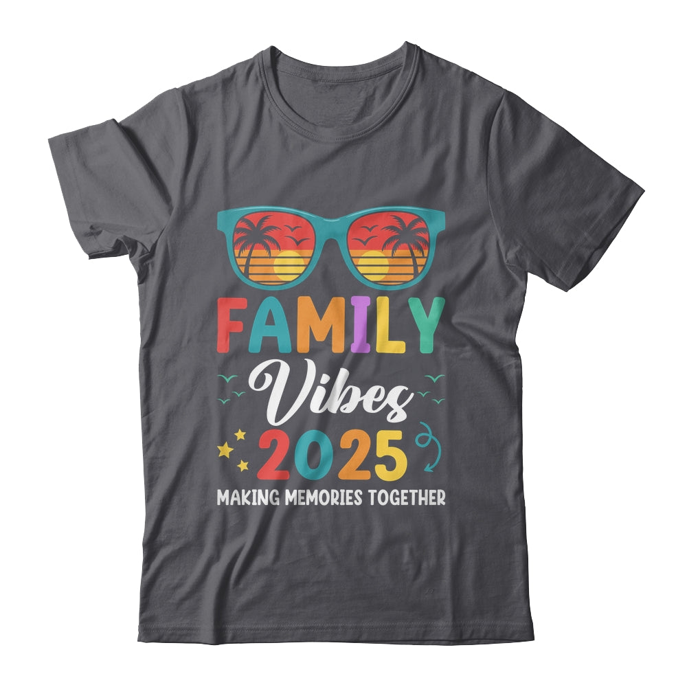 Family Vacation 2025 Beach Matching Summer Family Vibes Shirt & Tank Top | siriusteestore