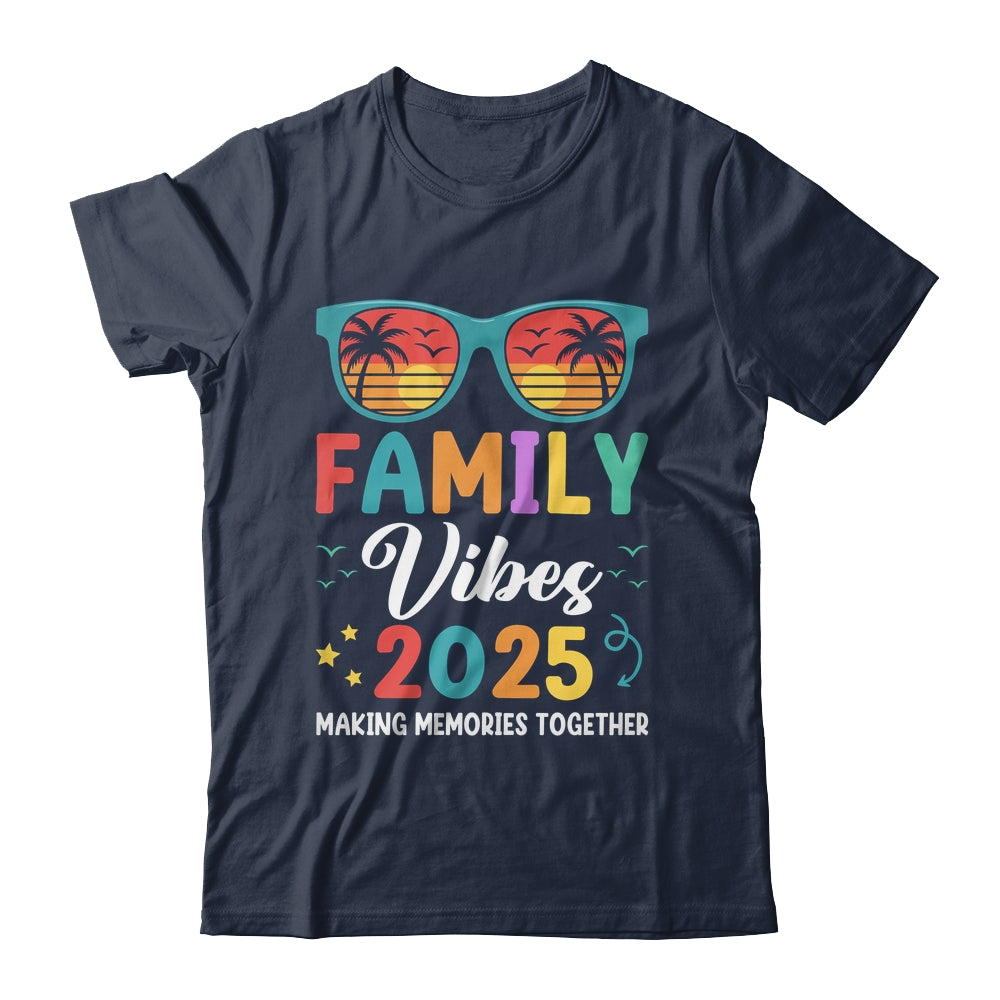 Family Vacation 2025 Beach Matching Summer Family Vibes Shirt & Tank Top | siriusteestore