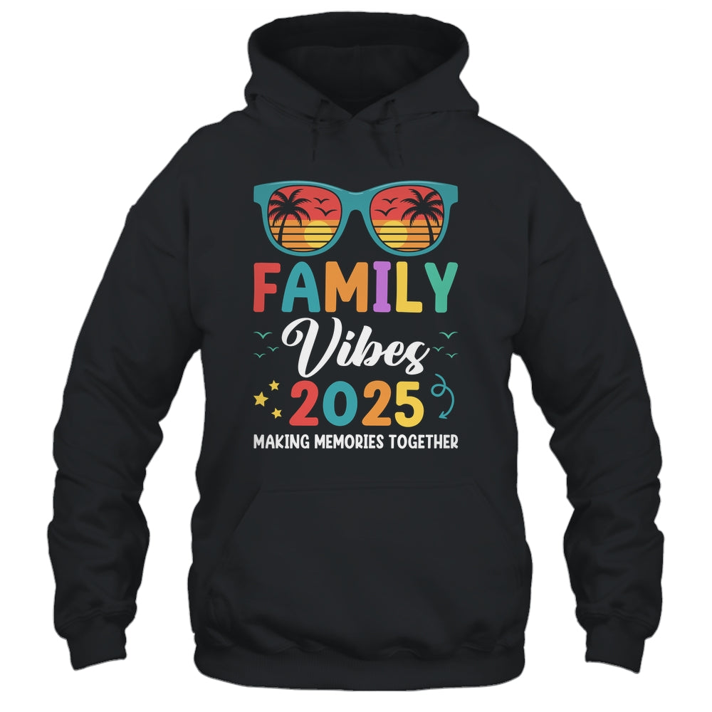 Family Vacation 2025 Beach Matching Summer Family Vibes Shirt & Tank Top | siriusteestore