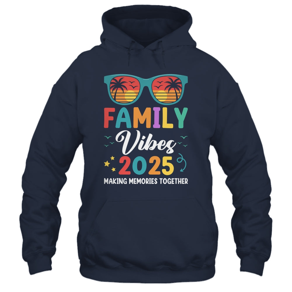 Family Vacation 2025 Beach Matching Summer Family Vibes Shirt & Tank Top | siriusteestore