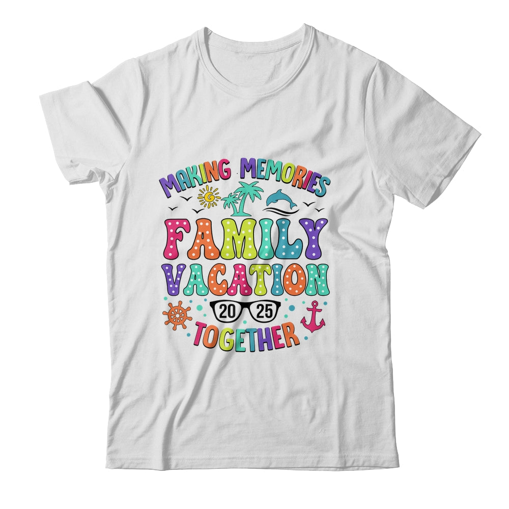 Family Vacation 2025 Beach Matching Summer Vacation Shirt & Tank Top | siriusteestore