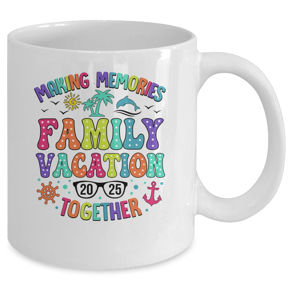 Family Vacation 2025 Beach Matching Summer Vacation Mug | siriusteestore