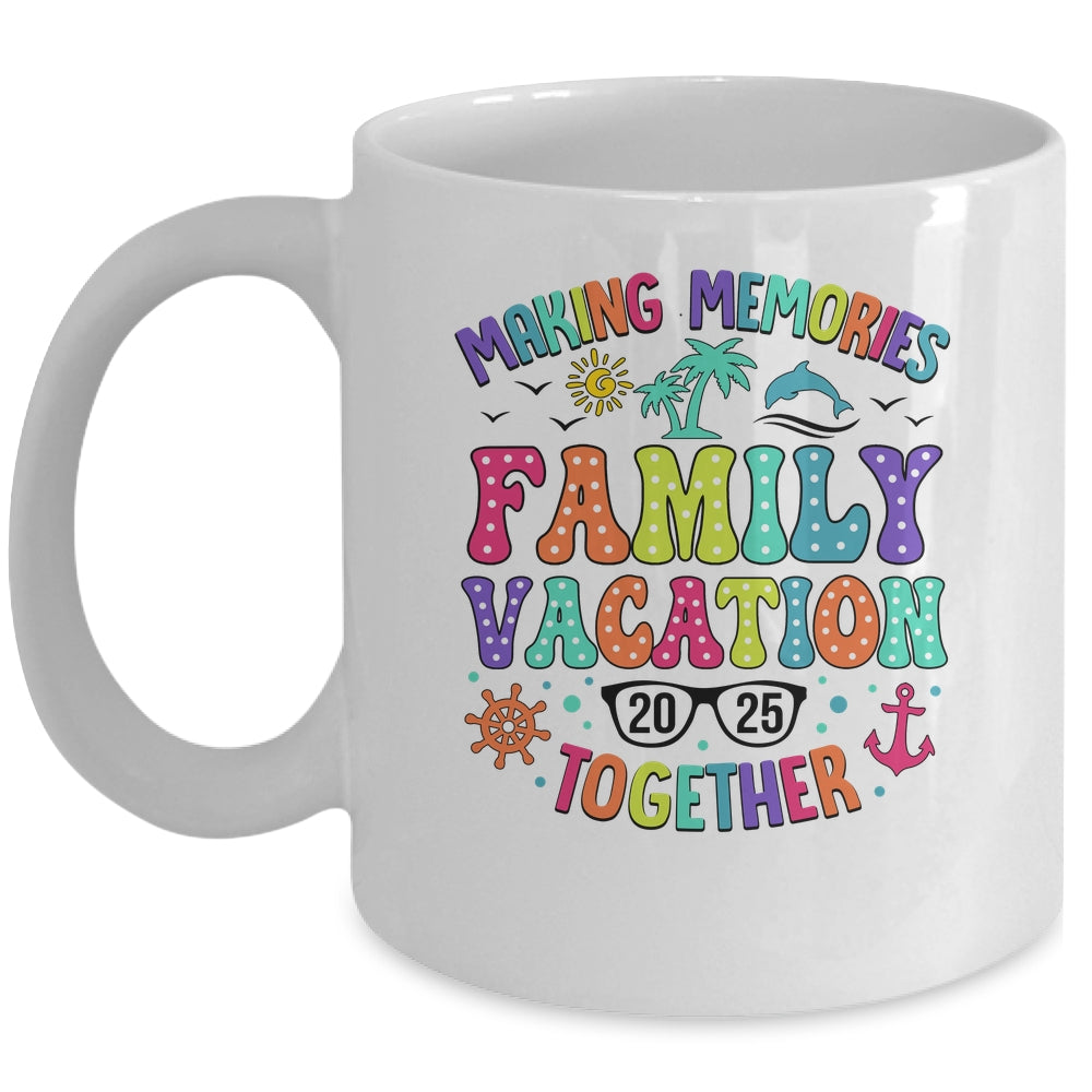 Family Vacation 2025 Beach Matching Summer Vacation Mug | siriusteestore