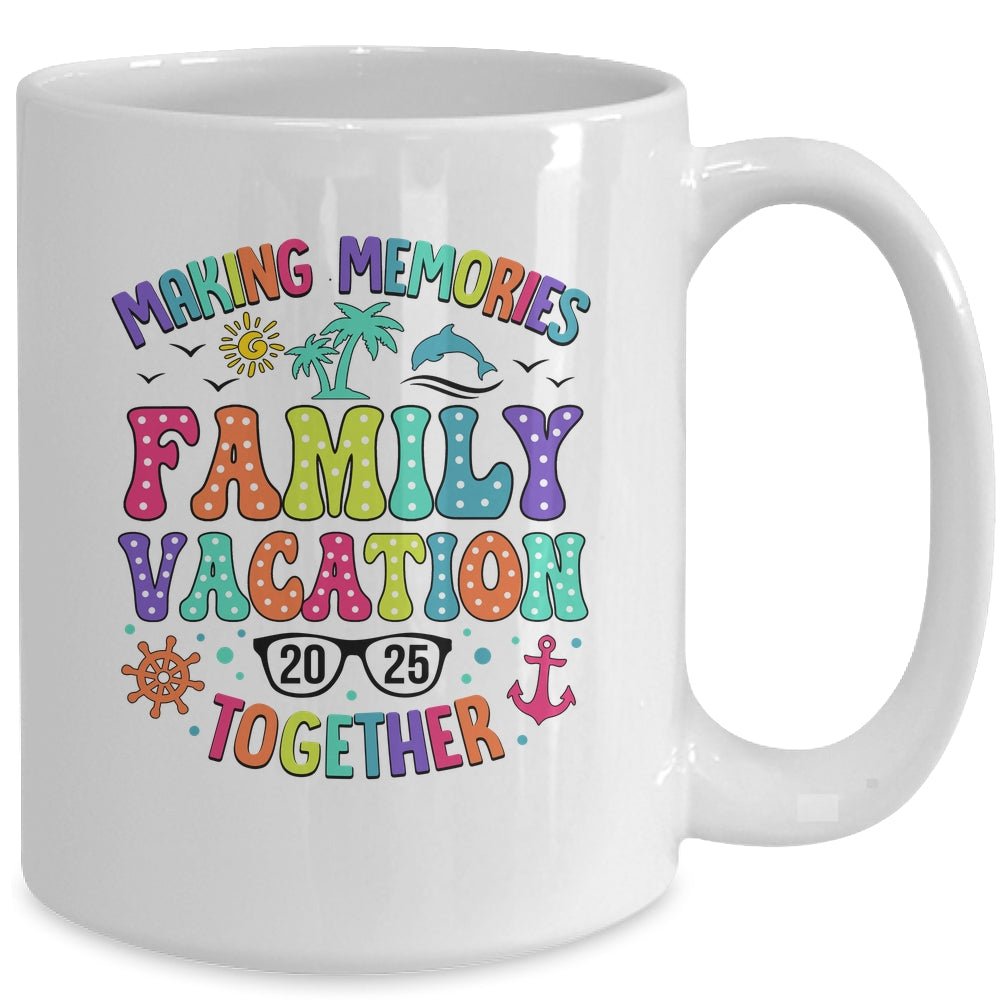 Family Vacation 2025 Beach Matching Summer Vacation Mug | siriusteestore