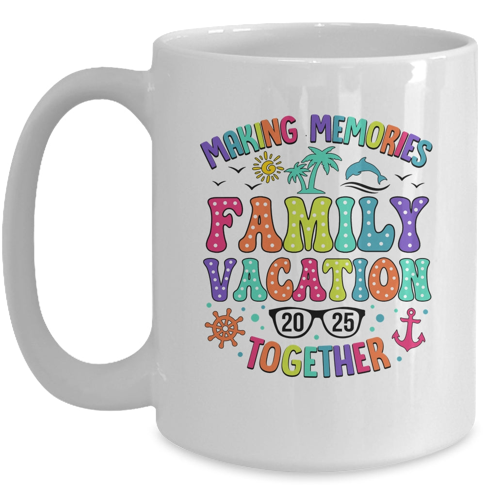 Family Vacation 2025 Beach Matching Summer Vacation Mug | siriusteestore
