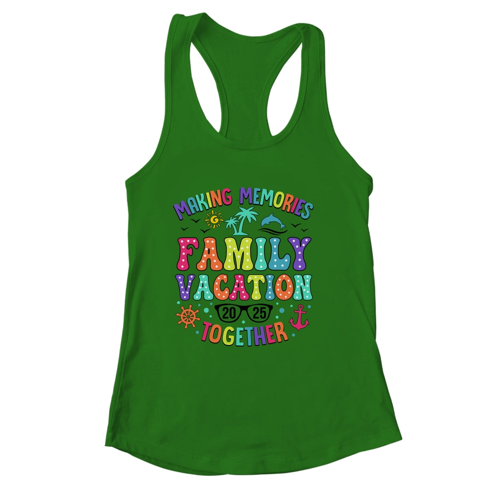 Family Vacation 2025 Beach Matching Summer Vacation Shirt & Tank Top | siriusteestore