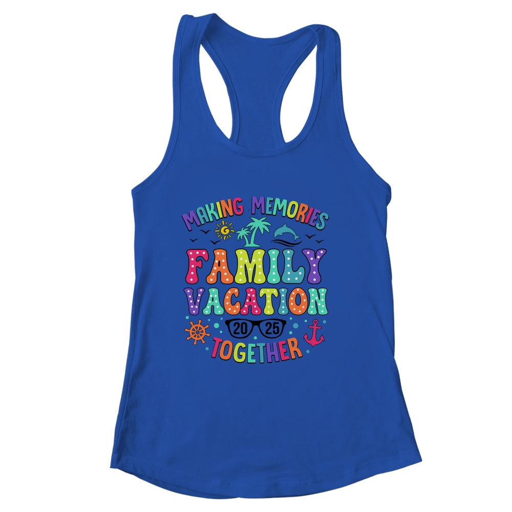 Family Vacation 2025 Beach Matching Summer Vacation Shirt & Tank Top | siriusteestore