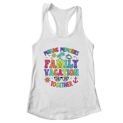 Family Vacation 2025 Beach Matching Summer Vacation Shirt & Tank Top | siriusteestore