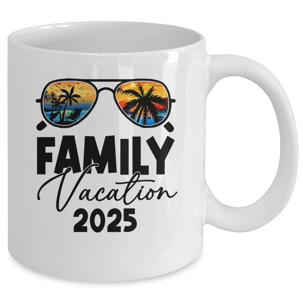 Family Vacation 2025 Beach Summer Family Together Vacation Mug | siriusteestore